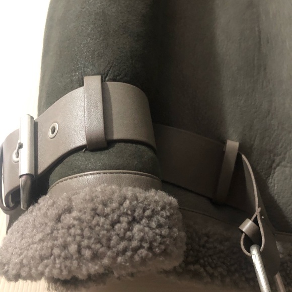 ALLSAINTS HAWLEY OVERSIZED SHEARLING JACKET - Picture 5 of 8